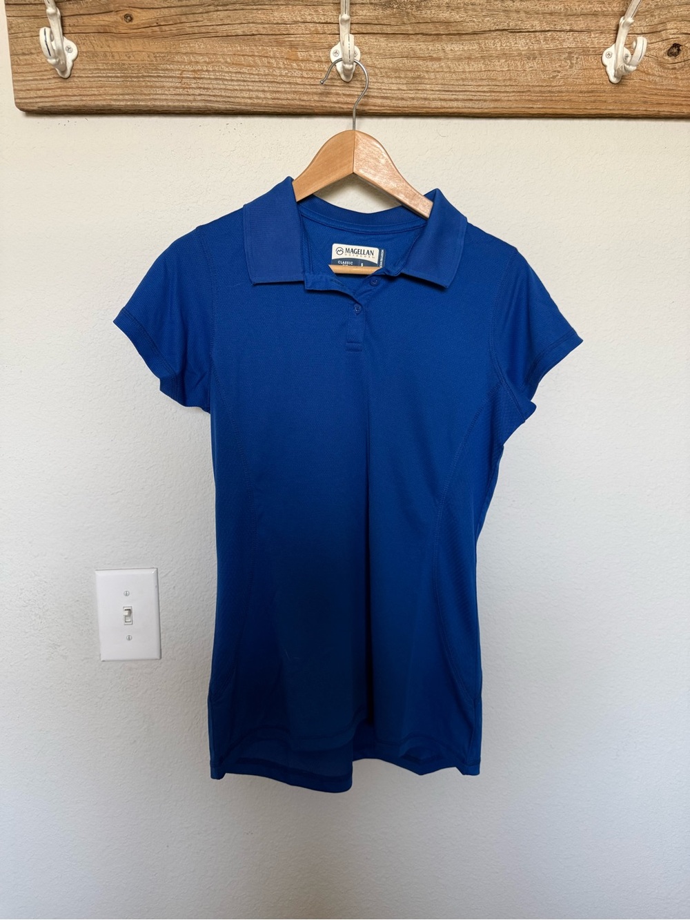 Magellan Outdoors Women's Royal Blue Polo Performance Shirt